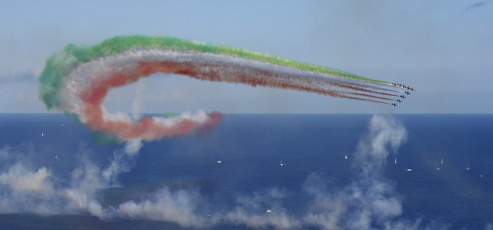 Sanremo: le foto di Gianpaolo Benini allo spettacolo delle 'Frecce Tricolori'