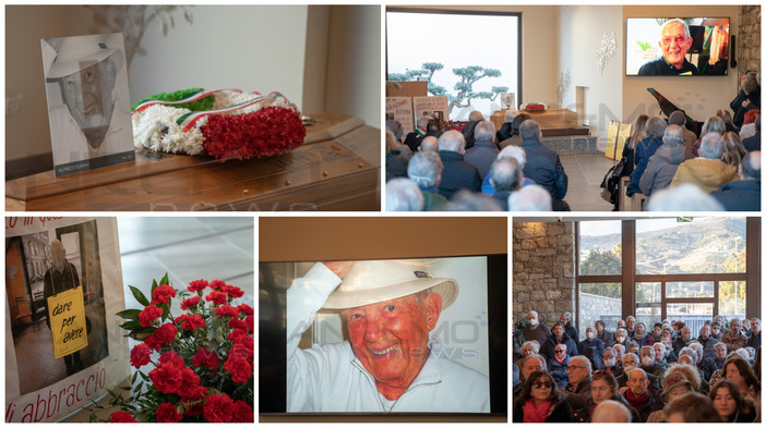 Sanremo: l'addio ad Alfredo Schiavi tra le note di 'Bella Ciao', il ricordo nei suoi iconici cartelli (Foto e video) Sanremo: l'addio ad Alfredo Schiavi tra le note di 'Bella Ciao', il ricordo nei suoi iconici cartelli (Foto e video)