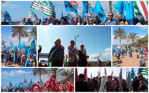 Imperia: alla festa provinciale dei lavoratori lanciati i temi più scottanti per tutta la provincia (Foto e Video)