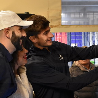 Grande festa al Tennis Club Sanremo per Matteo Arnaldi: tanti applausi e selfie prima dell'Australia (Foto)