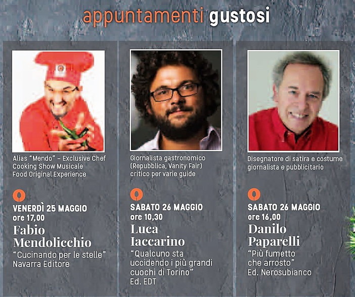 Fiera del Libro di Imperia: nel weekend continua la collaborazione fra la rassegna Libri da Gustare e l’Oasi del Gusto