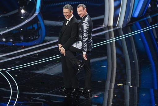 Amadeus e Fiorello lo scorso anno al Festival di Sanremo Amadeus e Fiorello lo scorso anno al Festival di Sanremo