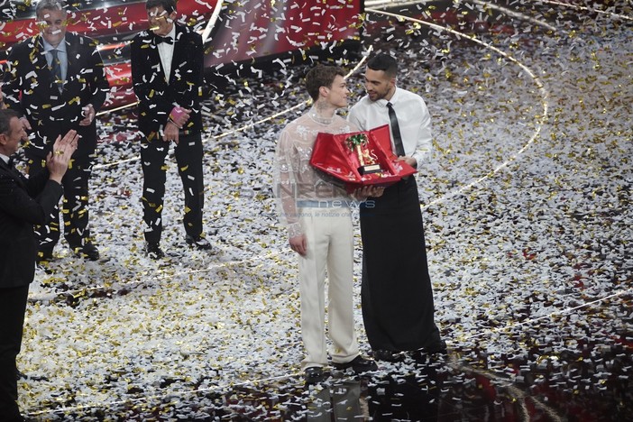 Mahmood e Blanco vincono il 72° Festival di Sanremo con “Brividi” (Foto)