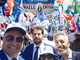 Il circolo di Vallecrosia presente in piazza del Popolo con la Federazione provinciale di Imperia di Fdi, a Roma al comizio di Giorgia Meloni