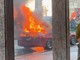Montecarlo: Ferrari F40 a fuoco nel Principato, auto distrutta e intervento dei Vigili del Fuoco