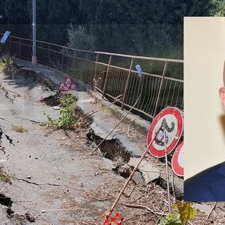 Sanremo: frana in via Vallarino, l'Assessore Donzella rassicura "Stiamo parlando con gli Amministratori e interverremo anche come comune"