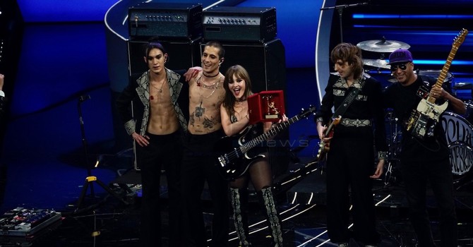 In foto i Måneskin, l’ultimo vero fenomeno globale capace di vincere il Festival e imporsi sulla scena internazionale