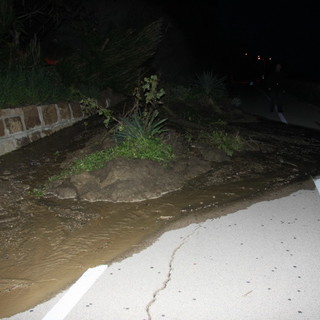 Castellaro: alcune frane sulla strada che porta al paese ed in regione San Michele