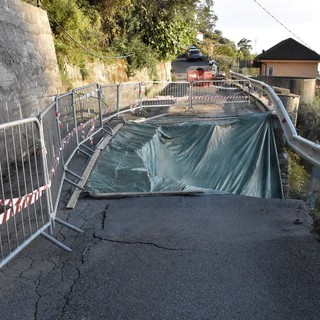 Sanremo: un percorso alternativo per strada Valloni Tasciaire in attesa dei lavori sulla strada che è consortile