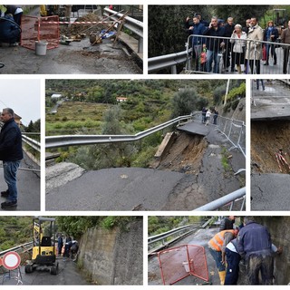 Sanremo: subito partiti i lavori in strada Valloni Tasciaire, domani il via alla 'somma urgenza' per il ripristino (Foto e Video) Sanremo: subito partiti i lavori in strada Valloni Tasciaire, domani il via alla 'somma urgenza' per il ripristino (Foto e Video)