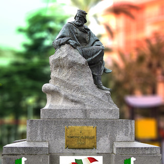 Imperia: statua di Garibaldi, il pensiero e l'elaborazione grafica di un nostro lettore