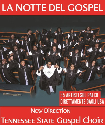 Il New Direction Tennessee State Gospel Choir al teatro Ariston di Sanremo Il New Direction Tennessee State Gospel Choir al teatro Ariston di Sanremo