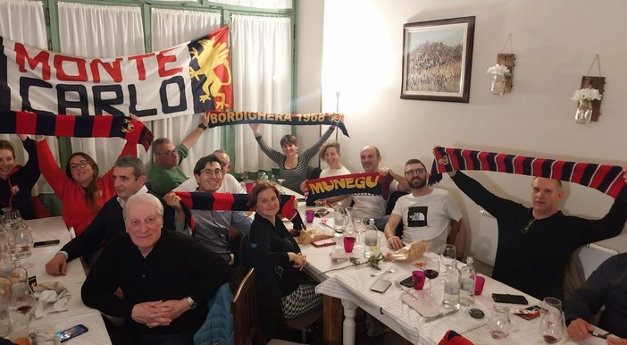 Bordighera, Montecarlo e Cannes unite dal calcio: incontro conviviale tra i tre Genoa Club (Foto) Bordighera, Montecarlo e Cannes unite dal calcio: incontro conviviale tra i tre Genoa Club (Foto)