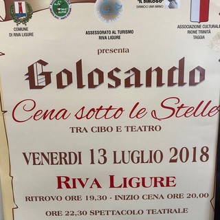 Riva Ligure: stasera viaggio nel passato con Golosando, Benza "Un esperimento per riportare il grande corteo storico" Riva Ligure: stasera viaggio nel passato con Golosando, Benza "Un esperimento per riportare il grande corteo storico"