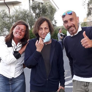 Gianna Nannini nella foto pubblica postata su Facebook da Fulvio Ghirardi