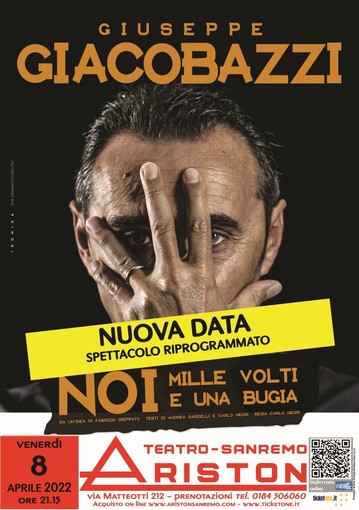 Sanremo: lo spettacolo all'Ariston di Giuseppe Giacobazzi rinviato ad aprile 2022