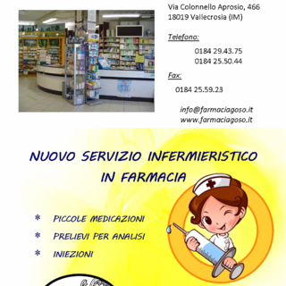 Vallecrosia: nuovo servizio di collaborazione tra la farmacia Goso e la cooperativa San Lorenzo