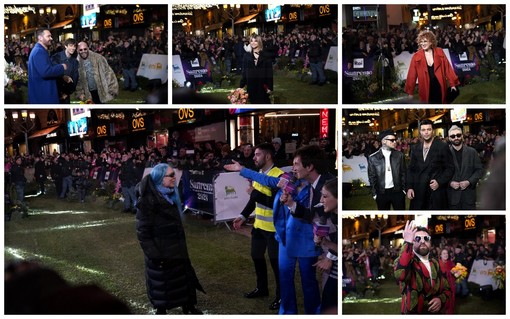 Festival di Sanremo 2024: in migliaia per vedere da vicino i protagonisti sul 'Green Carpet' (Foto e Video) Festival di Sanremo 2024: in migliaia per vedere da vicino i protagonisti sul 'Green Carpet' (Foto e Video)