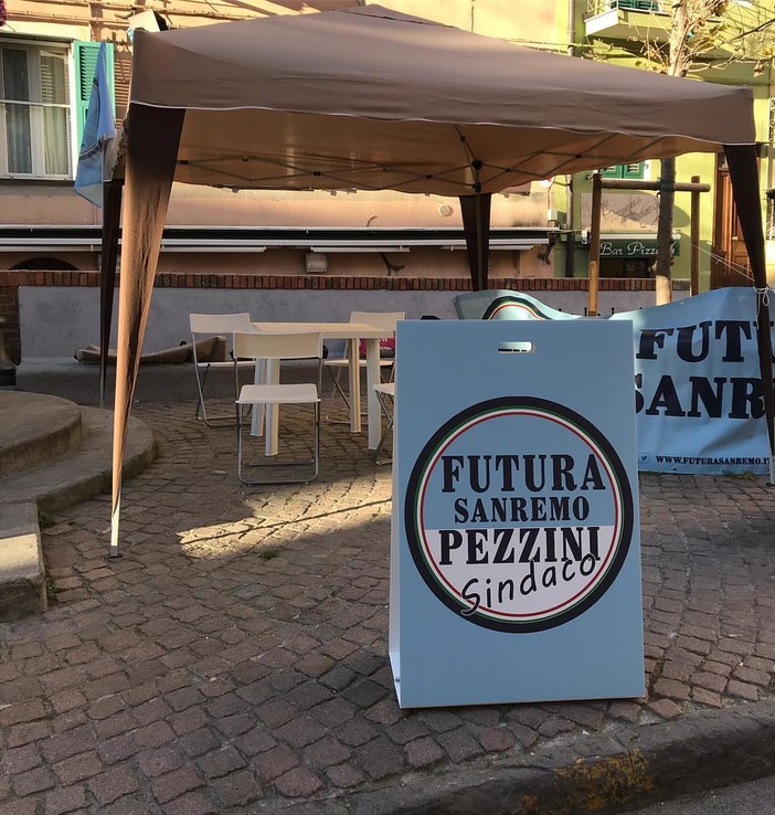 Elezioni a Sanremo: sabato in piazza Colombo un gazebo di Futura con il candidato sindaco Alberto Pezzini