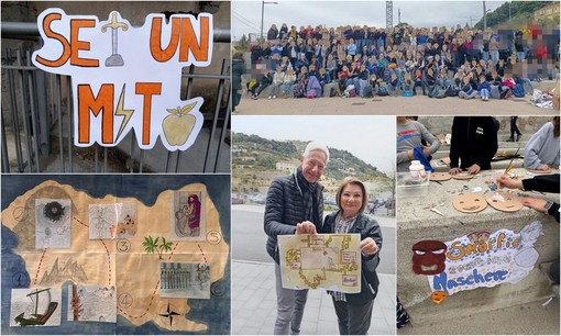 Mitologia, creatività e inglese per la Giornata del Libro: al via la settimana di eventi all'istituto Andrea Doria di Vallecrosia (Foto e video) Mitologia, creatività e inglese per la Giornata del Libro: al via la settimana di eventi all'istituto Andrea Doria di Vallecrosia (Foto e video)