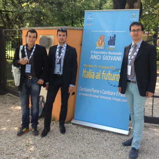 Tre amministratori comunali dell'imperiese alla 5a Assemblea Nazionale di Anci Giovani Tre amministratori comunali dell'imperiese alla 5a Assemblea Nazionale di Anci Giovani
