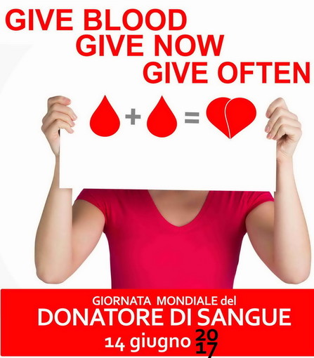 Imperia: domani per la 'Giornata della donazione di sangue' una serie di eventi della Fidas Imperia: domani per la 'Giornata della donazione di sangue' una serie di eventi della Fidas