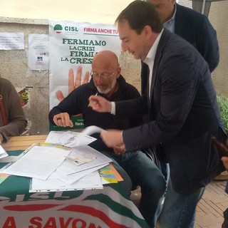 #ElezioniRegionali2015: Gabriele Cascino ad Imperia firma con la Cisl per un fisco più equo