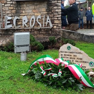 Vallecrosia celebra la Giornata del Ricordo, cerimonia in piazza della Stazione