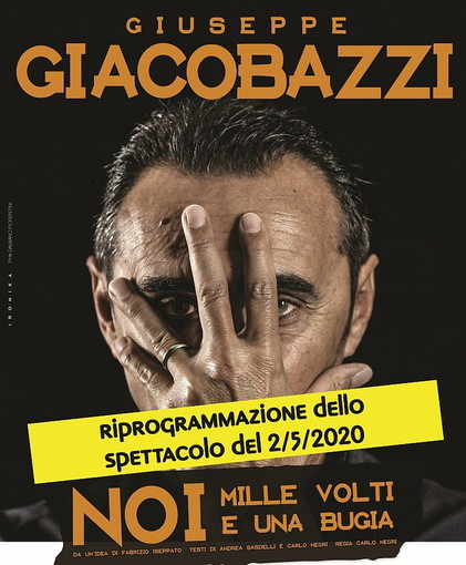 Sanremo: domani sera all'Ariston lo spettacolo 'Noi, mille volti e una bugia' di Giuseppe Giacobazzi Sanremo: domani sera all'Ariston lo spettacolo 'Noi, mille volti e una bugia' di Giuseppe Giacobazzi