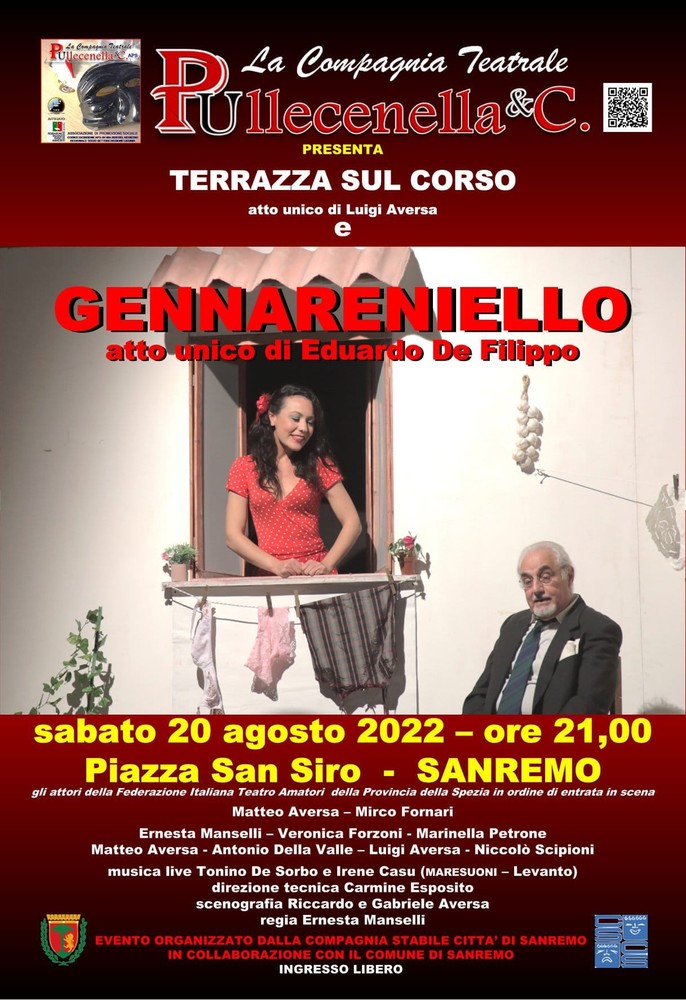 Sanremo: dialetto napoletano ospite della rassegna “Nini Sappia” in piazza San Siro