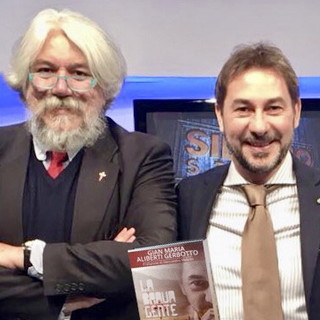 Sanremo: i protagonisti del giallo di Gian Maria Aliberti Gerbotto visitano il Moac e poi cenano da Nicò