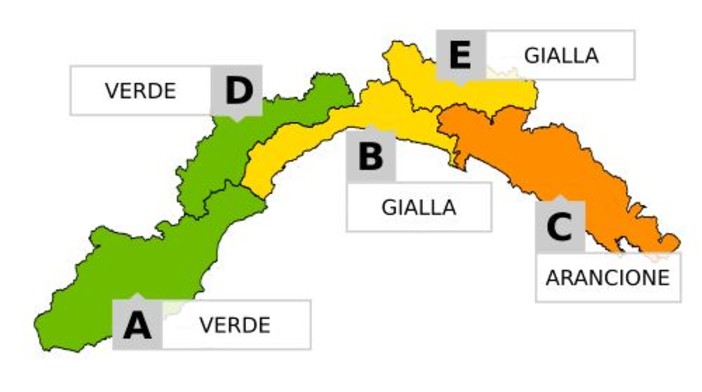 Allerta meteo per piogge diffuse e temporali su centro levante dalle 6 di domani. La nostra provincia coinvolta marginalmente
