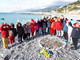 Ventimiglia: questa mattina gli alunni dell'Istituto Comprensivo 'Cavour' sulla spiaggia per la 'Giornata della Memoria' Ventimiglia: questa mattina gli alunni dell'Istituto Comprensivo 'Cavour' sulla spiaggia per la 'Giornata della Memoria'