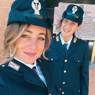 Pallanuoto: le imperiesi Giulia Gorlero e Giulia Emmolo hanno giurato per la Polizia di Stato