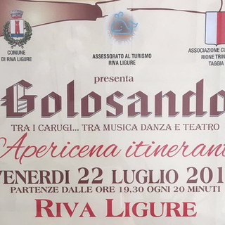 Riva Ligure: questa sera nel centro storico un 'tuffo nel passato' con l'appuntamento 'Golosando'