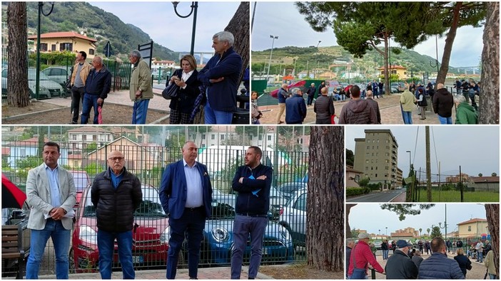 Capannone alle Garibbe, confronto acceso tra i residenti e i candidati sindaco di Vallecrosia (Foto e video)