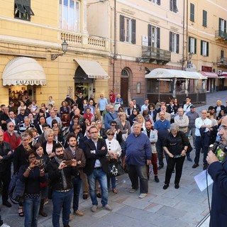 Elezioni comunali a Imperia: l'annuncio di Guido Abbo "Nel 2019 riaprirà il Teatro Cavour" (Foto e Video)