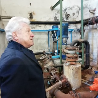 Il Sindaco Scullino controlla la situazione dell'acquedotto