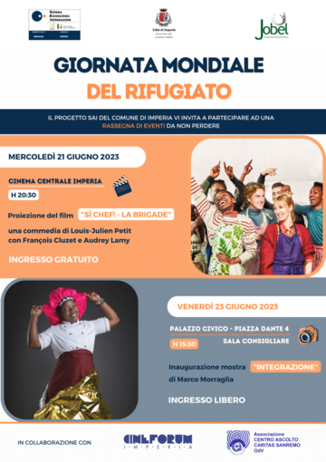 Imperia: le iniziative per la Giornata Mondiale del Rifugiato tra podcast, cinema e mostre Imperia: le iniziative per la Giornata Mondiale del Rifugiato tra podcast, cinema e mostre