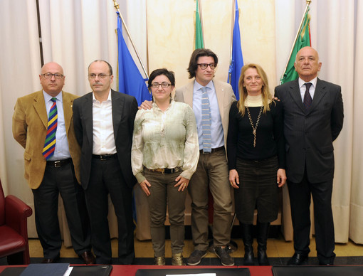 La nuova Giunta insieme al Sindaco