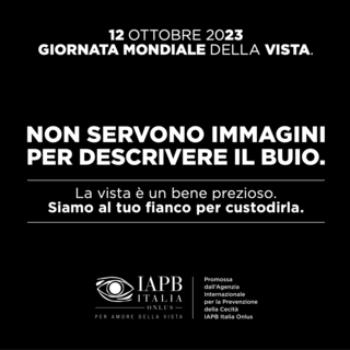 L'Unione Italiana Ciechi e Ipovedenti di Imperia aderisce alla Giornata Mondiale della Vista