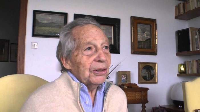 Anche Bordighera saluta Gilberto Salmoni, 98 anni, ultimo testimone italiano sopravvissuto al lager nazista di Buchenwald