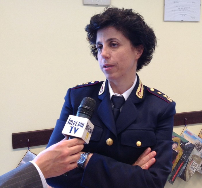 Il Comandante della Stradale Giovanna Lori