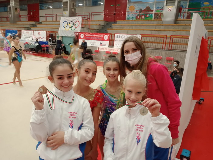Ginnastica: ottimi risultati per la 'Riviera die Fiori' domenica scorsa al regionale 'Silver' di Quiliano (Foto)