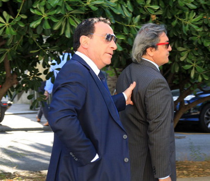 Giovanni Ingrasciotta oggi all'uscita dal Tribunale Giovanni Ingrasciotta oggi all'uscita dal Tribunale