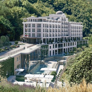 Riportare in vita lo storico centro termale, Grand Hotel Pigna sbarca in finale al premio di architettura SBID International Design Awards