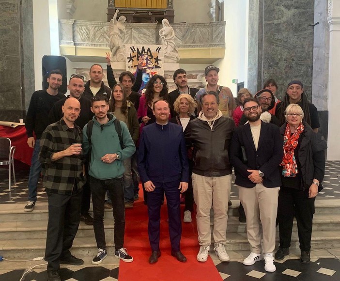 Mostra d'arte nel centro storico, Ventimiglia inaugura "Garibaldi Street" (Foto)