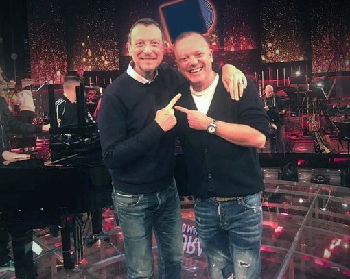 Gigi D'Alessio con Amadeus