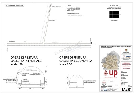 Il progetto per la nuova galleria Francia Il progetto per la nuova galleria Francia