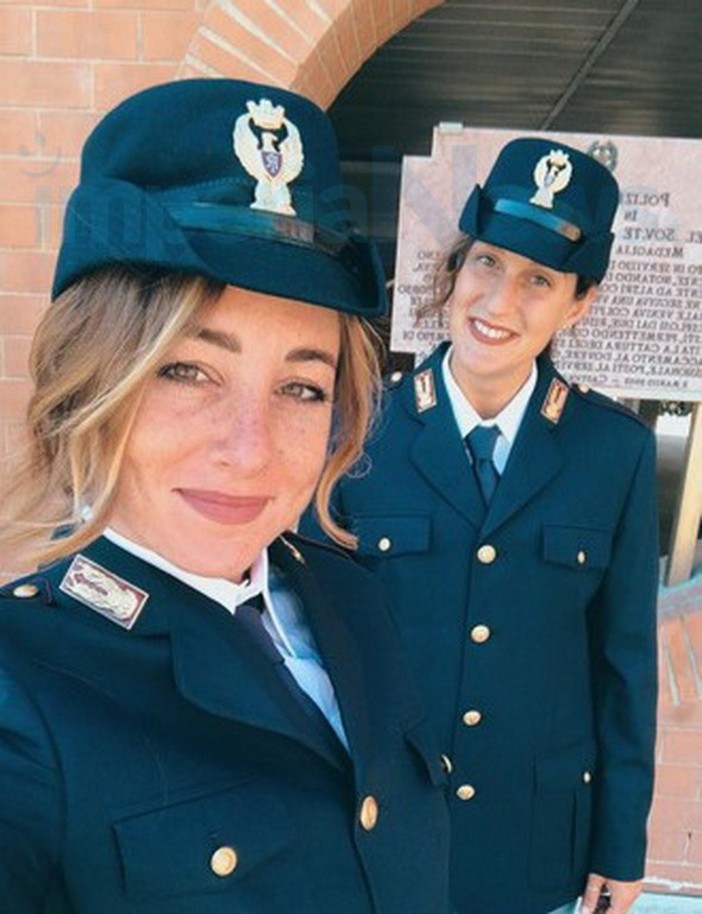 Pallanuoto: le imperiesi Giulia Gorlero e Giulia Emmolo hanno giurato per la Polizia di Stato
